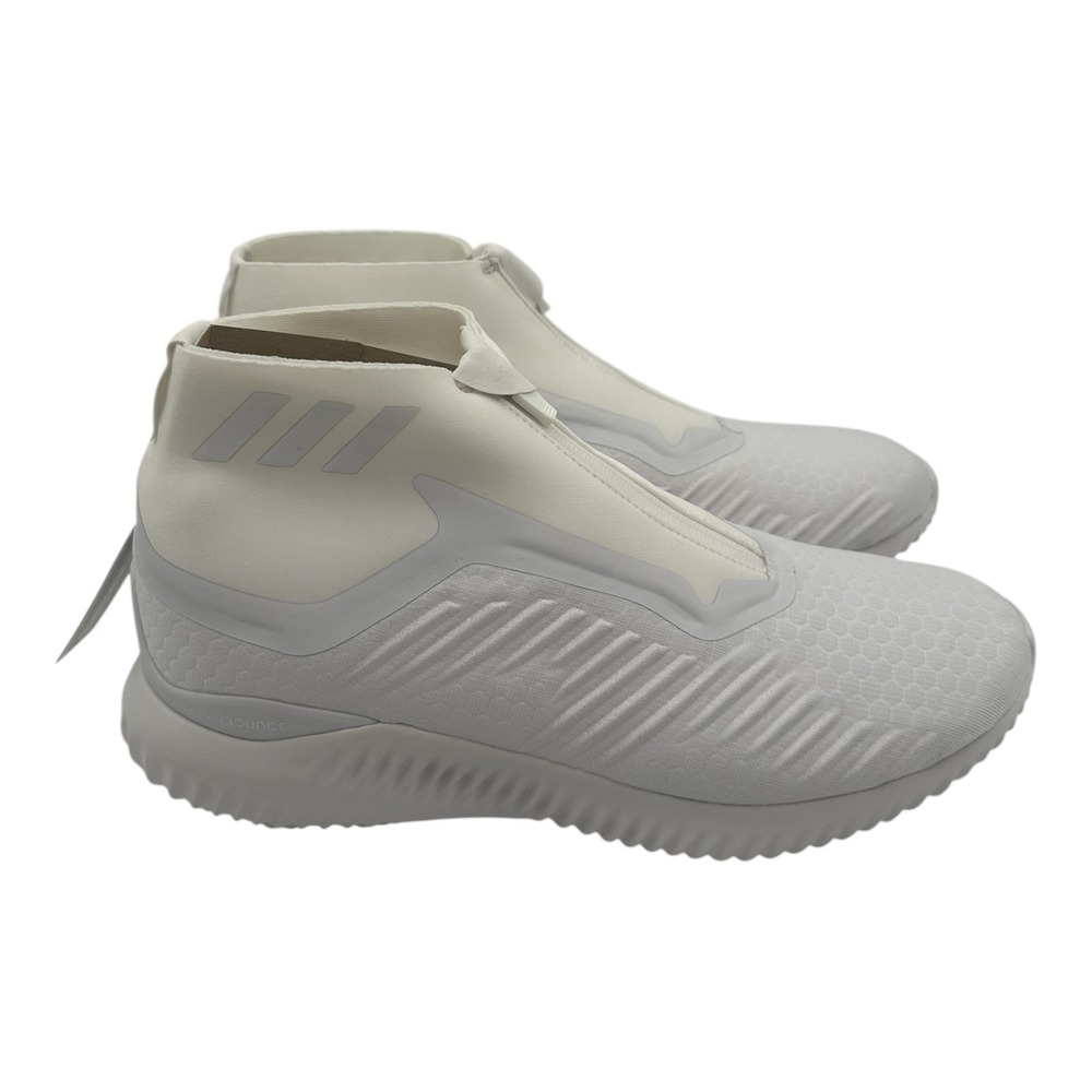 Adidas Kith x AlphaBounce Zip Shoes Mens Sz 10.5 Crystal White Sneakers DA9707 - Picture 2 of 15